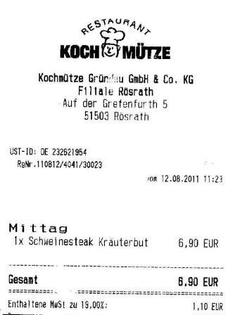 mpfg Hffner Kochmtze Restaurant